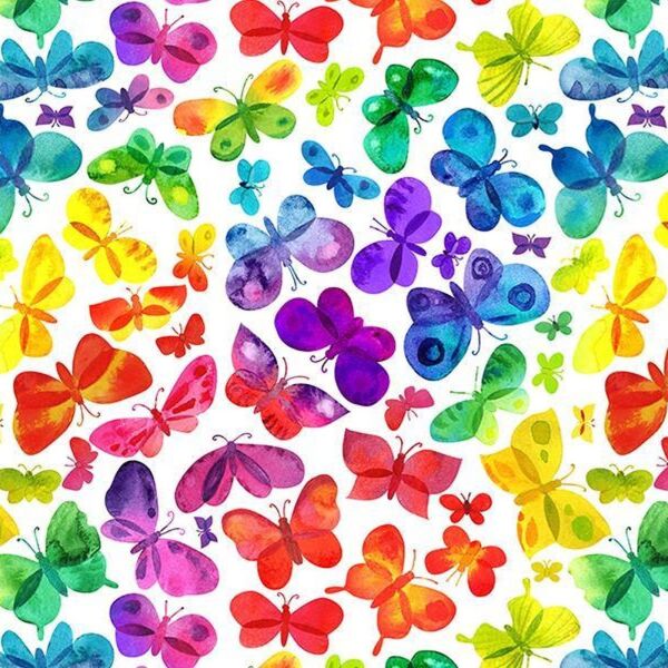 Bio-Jersey, rainbow butterfly, Schmetterlinge by BioBox