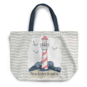 Nähset XL Shopper-Bag Tasche, Ocean Breeze, Leuchtturm,...