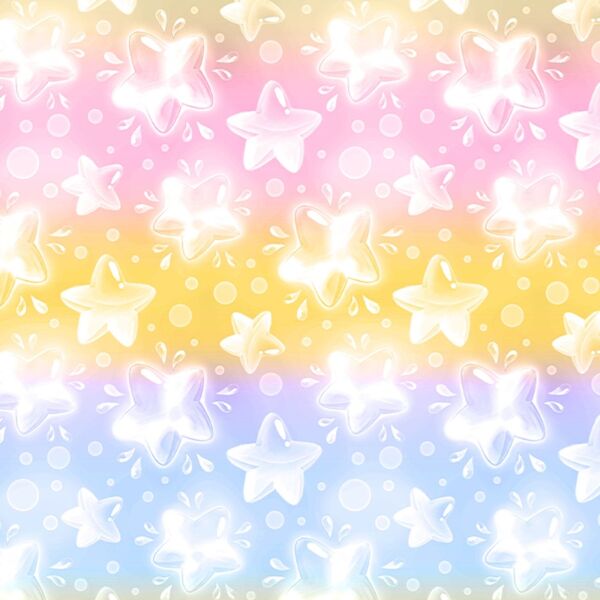 Bio-Jersey Sterne rainbow, Einhorn Phantasiewelt