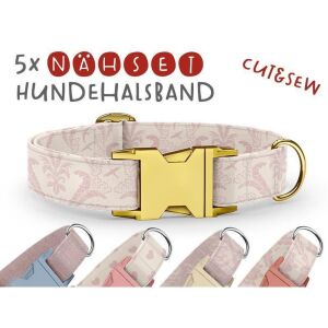 Nähset Hundehalsband - Leinenoptik - M (ca. 28-38 cm...