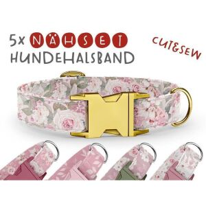 Nähset Hundehalsband - Landhaus - XL (ca. 48-58 cm Halsumfang)