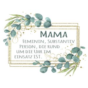 Bio-Jersey, XL Panel, Eukalyptus, Mama