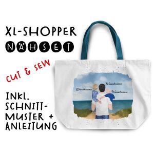 Nähset XL Shopper-Bag, Vater & Kinder (Baby & Kleinkind)...