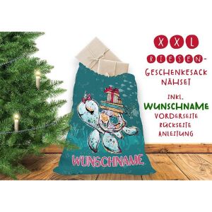 Nähset XXL Riesen WUNSCHNAME Geschenke-Sack Meerjungfrau...