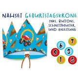 Nähset Geburtstagskrone inkl. Jahreszahlen, Monstertruck Schnittmuster & Anleitung
