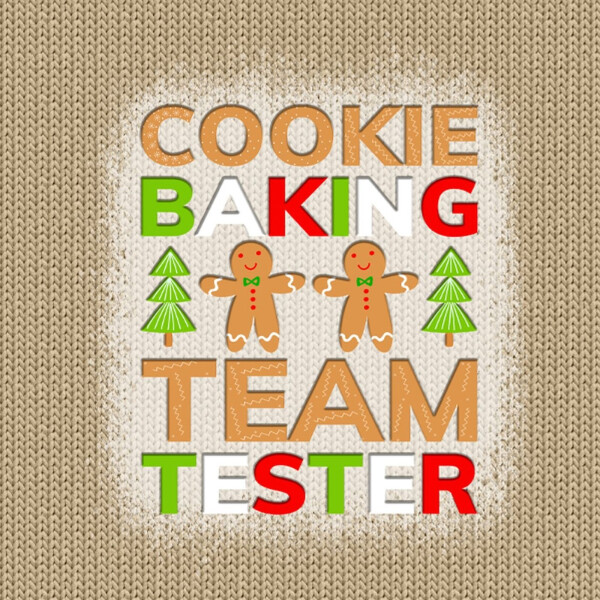 Bio-Sweat, PANEL + Kombistoff, Hello Santa Kids, Baking Team, perfekt passend