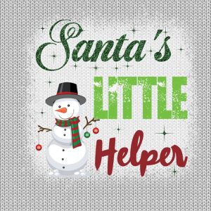 Bio-Sweat, PANEL + Kombistoff, Hello Santa Kids, Little Helper, perfekt passend