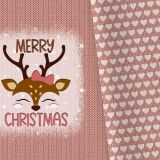 Bio-Sweat, PANEL + Kombistoff, Hello Santa Kids, Merry Christmas, perfekt passend