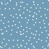 Bio-Sweat Winterzeit, Weiße Punkte auf Blau, Sommersweat