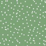 Bio-Sweat Winterzeit, Weiße Punkte auf Grün, Sommersweat