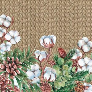 Bio-Sommersweat XL Panel, Winter Cotton, Blumen, by BioBox