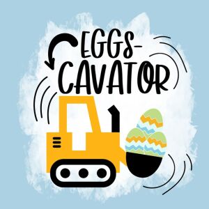 Bio-Jersey, PANEL + Kombistoff, Funny Bunny, Eggs Cavator