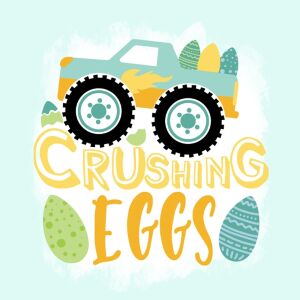 Bio-Jersey, PANEL + Kombistoff, Funny Bunny, Crushing Eggs