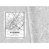 Bio-Jersey XXL Panel + Kombistoff City Trip Vienna, 2 in 1 Grau