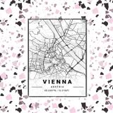Bio-Jersey XXL Panel + Kombistoff City Trip Vienna, 2 in 1 Rosa