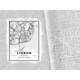 Bio-Jersey XXL Panel + Kombistoff City Trip Lisbon, 2 in 1 Grau