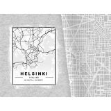 Bio-Jersey XXL Panel + Kombistoff City Trip Helsinki, 2 in 1 Grau
