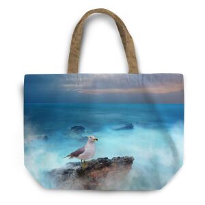 Nähset XL Shopper-Bag Tasche, Stormy Sea, Möwe,...