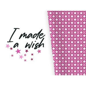 XL Panel + Kombistoff Mama & Mini, made a wish pink, (2 in 1)