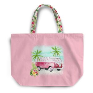 Nähset XL Shopper-Bag Tasche, Summer Van, rosa, inkl....