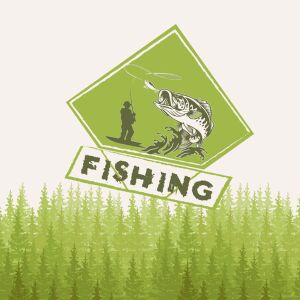 Bio-Jersey Panel, Gone Fishing, Fishing