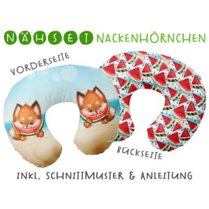 Nähset Nackenhörnchen, Summer Fox, Melonen,...