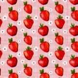 Musselin Erdbeeren