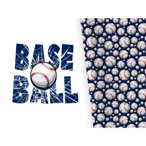XL Panel + Kombistoff Sports, Baseball, (2 in 1)