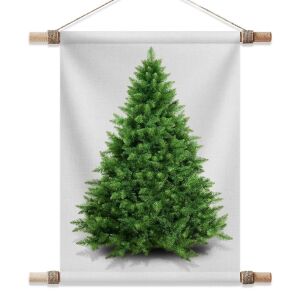 Wandbehang Nähset Weihnachtsbaum grün
