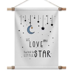 Wandbehang Nähset Love Star