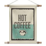 Wandbehang Nähset Hot Coffee