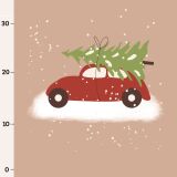 Bio-Sweat, PANEL + Kombistoff, Christmas Woodlands, Auto, perfekt passend