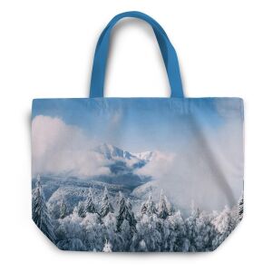Nähset XL Shopper-Bag Tasche, Schneeelandschaft,...