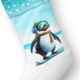 Weihnachtsstiefel (Nähset) Pinguin