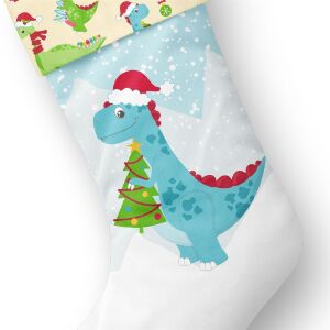 Weihnachtsstiefel (Nähset) Dinosaurier