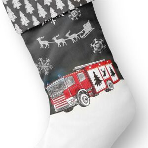Weihnachtsstiefel (Nähset) Feuerwehr