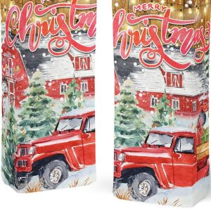 Flaschen-Tasche (Nähset) Christmas Truck