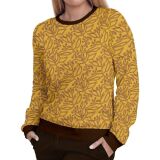 Damen Sweater (Nähset) Blumen Muster