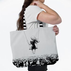 XL Shopper-Bag Tasche, Schaukel (Nähset)