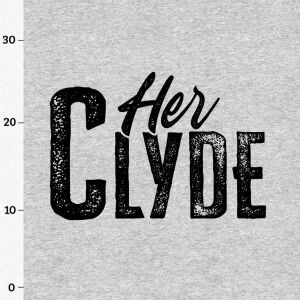 Bonnie - Clyde, Pärchen (XL-Panele) Sweat grau-meliert