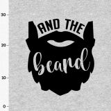 Beard - Beauty, Pärchen (XL-Panele) Sweat grau-meliert
