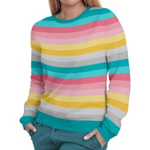 Damen Sweater (Nähset) Streifen