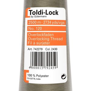 Gütermann Overlocknähgarn - Toldi-Lock Braun 2430