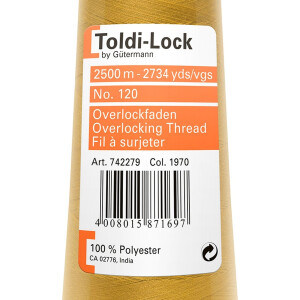 Gütermann Overlocknähgarn - Toldi-Lock Gelb...