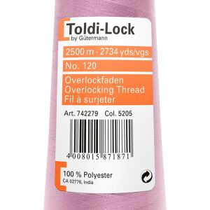 Gütermann Overlocknähgarn - Toldi-Lock Rosa 5205