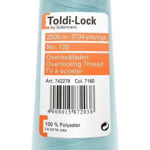 Gütermann Overlocknähgarn - Toldi-Lock Aqua 7160