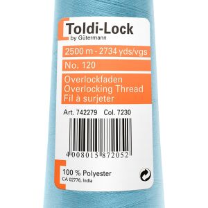 Gütermann Overlocknähgarn - Toldi-Lock Türkis 7230