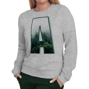 Damen Sweater Buchstabe "Wald" (Nähset)