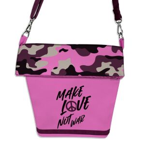 Foldover Bag Tasche, Camouflage, pink (Nähset)