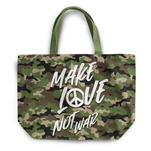 XL Shopper-Bag Tasche, Camouflage, (Nähset)